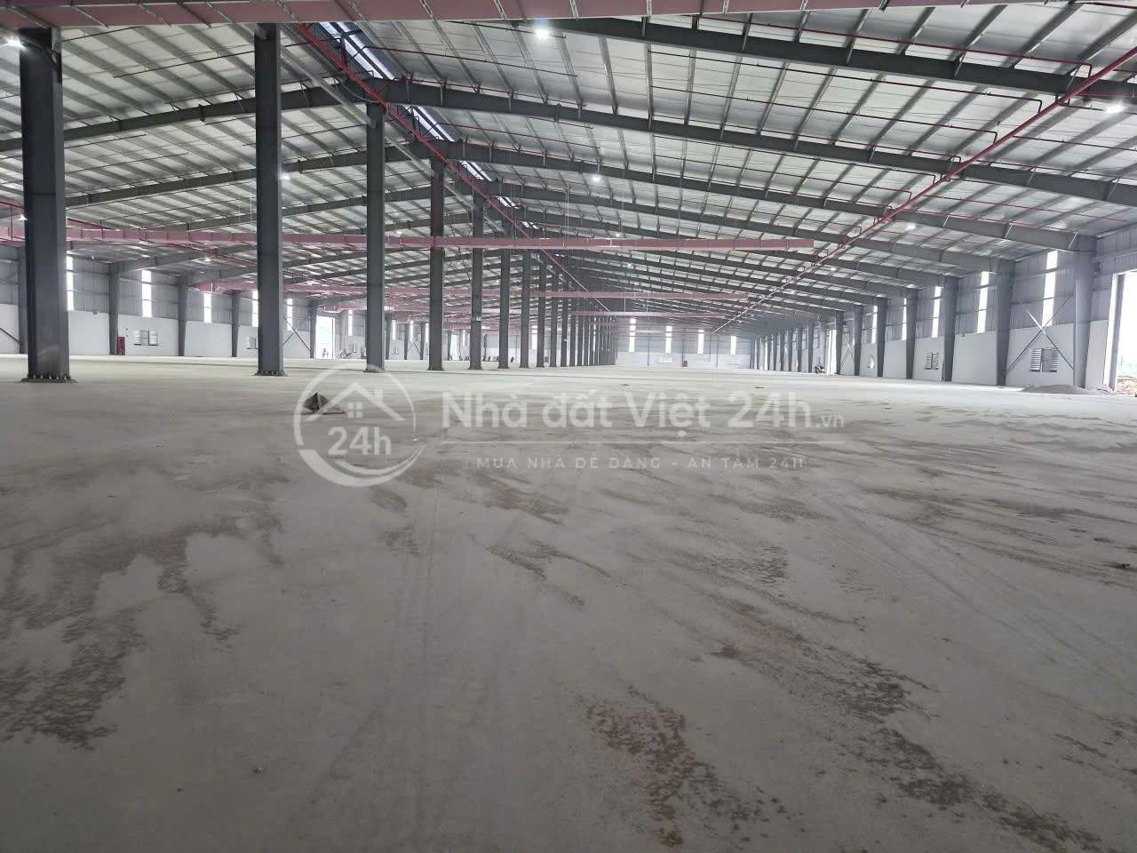 Cho thuê 4600m kho xưởng Mỹ Hào Hưng Yên hợp đồng chính chủ